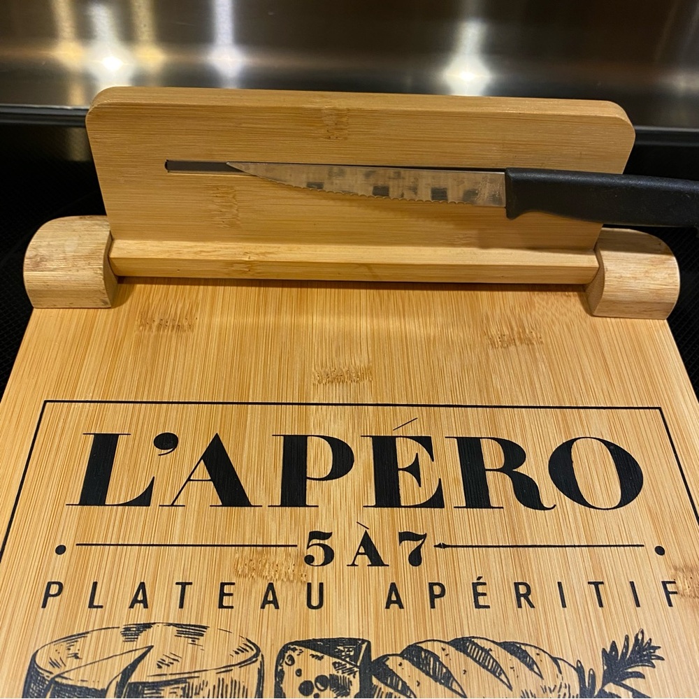 Bamboo L'APERO Kitchen Cutting Board - Picture 6 of 10